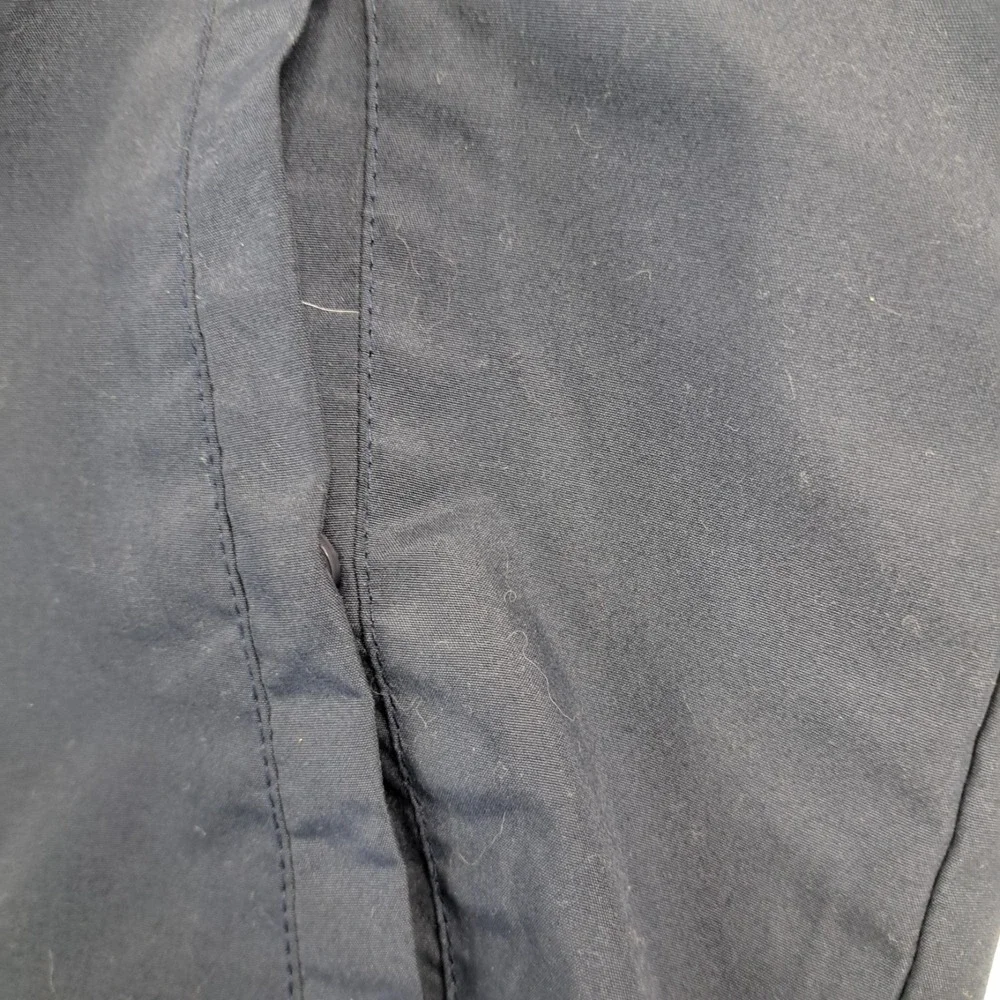 Vtg Charles River Apparel USTA Full Zip Jacket Navy Blue Pockets Rip Cord - Picture 11 of 11